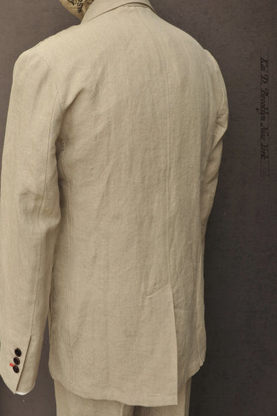 Shoemaker Jacket - Sandstone Belgian Linen - S, M, L, XL