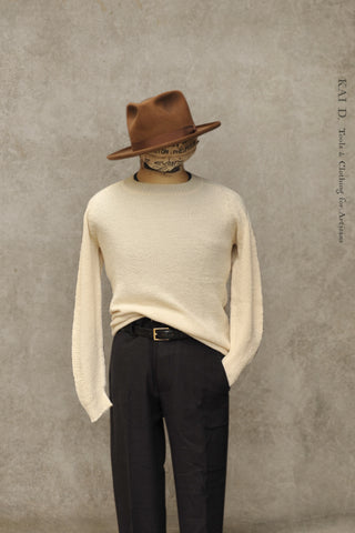 Santi Sweater - Baby Alpaca - Cream - 4