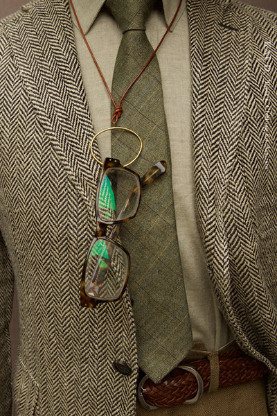 Irish Linen Plaid - Sartorial Green