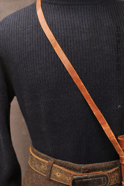 Ribbed Raglan Sweater - Merino Cashmere - Saturated Navy - M, L, XL