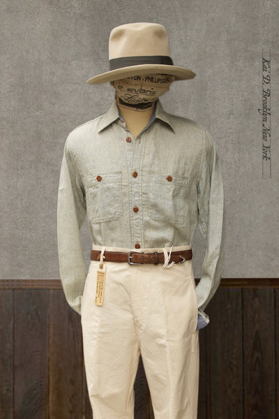 Linen Striped Shirt - Size 46(S/M)