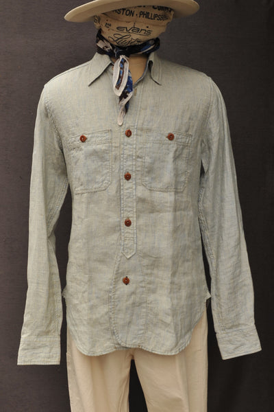 Linen Striped Shirt - Size 46(S/M)