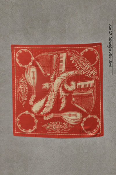 Cotton Bandana - Red