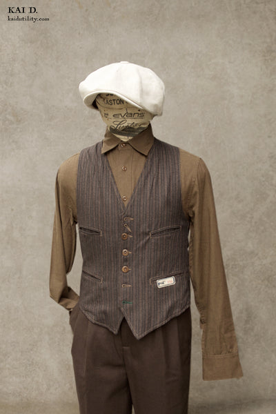 Cropped Classic Vest - British Wool - M, L, XL