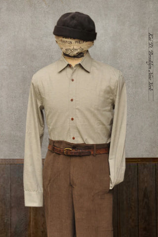 Delancey Shirt - Organic Cotton Oxford - Seasalt - L, XL