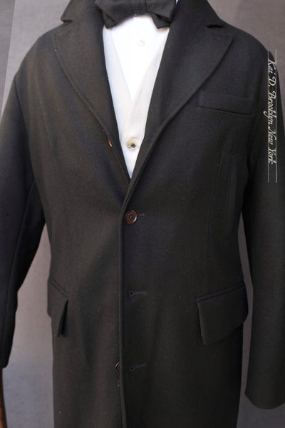Dense Wool Shelby Over Coat - S, M, L, XL (NO RETURN)