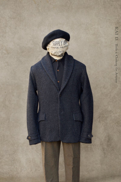 Shawl Collar Knit Blazer - M, L, XL