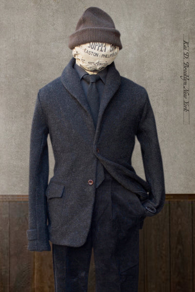 Shawl Collar Knit Blazer - M, L, XL