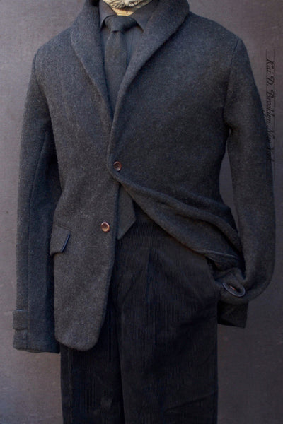 Shawl Collar Knit Blazer - M, L, XL