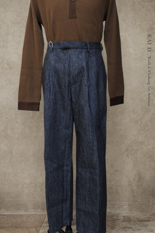 Sheffield Trousers - Cotton Silk Denim - S, M, L