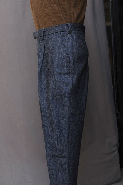 Sheffield Trousers - Cotton Silk Denim - S, M, L