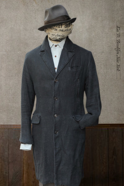 Shelby Coat - Garment Dyed Belgian Linen - S/M (NO RETURN)