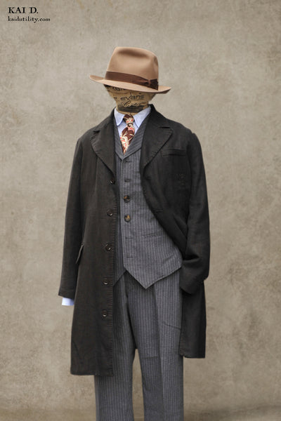 Shelby Coat - Garment Dyed Linen - M, L