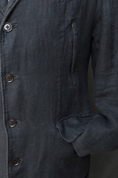 Shelby Coat - Garment Dyed Belgian Linen - S/M (NO RETURN)