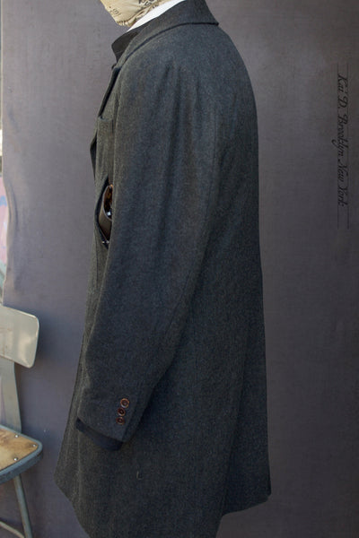 Shelby Over Coat - Herringbone Wool - M, L, XL (NO RETURN)