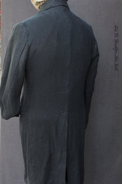 Shelby Coat - Garment Dyed Belgian Linen - S/M (NO RETURN)