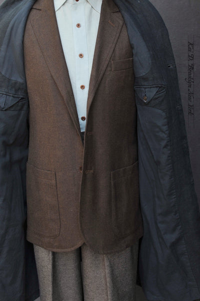 Shelby Coat - Garment Dyed Belgian Linen - S/M (NO RETURN)