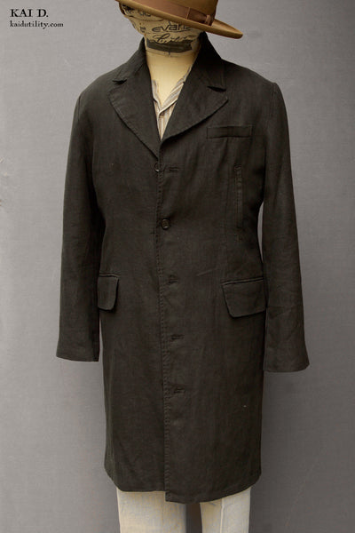 Shelby Coat - Garment Dyed Linen - M, L