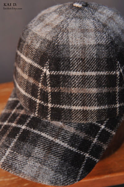 Baseball Hat - Shepherd's Check - M, L