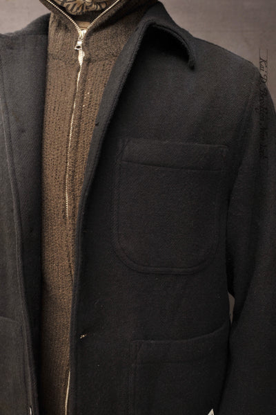 Shoreline Wool Jacket - Navy - M, L, XL, XXL
