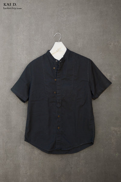 Short Sleeve Dickinson shirt - Over Dyed Cotton - S
