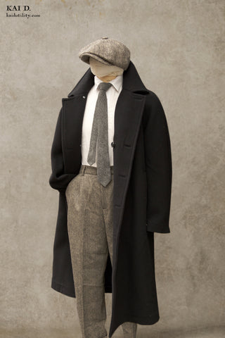 Sigurd Long Coat - Black - L