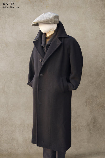 Sigurd Long Coat - Black - M, L
