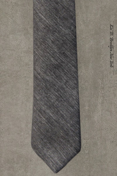 Silk Cotton Heather Twill Tie