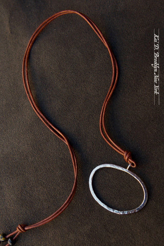 Handmade Eyewear Holder - Silver