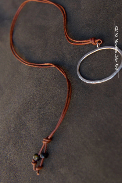 Handmade Eyewear Holder - Silver