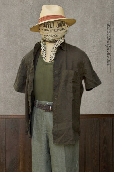 Skid Row Shirt - Dakota Woods Olive - XS, S, M, L (NO RETURN)