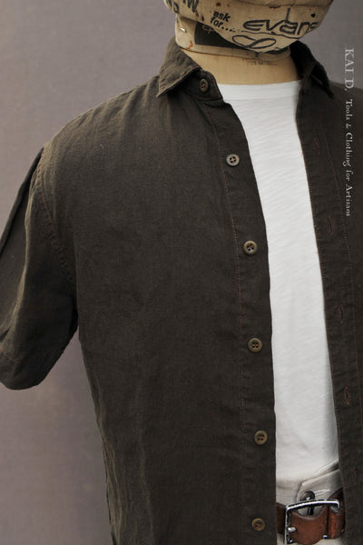 Skid Row Shirt - Deep Olive - XS, S, M, L