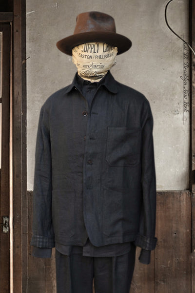 Skillman Jacket - Japanese Heavy Linen - S, M, L, XL, XXL