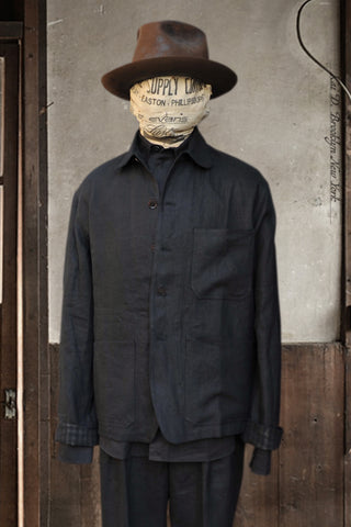 Skillman Jacket - Japanese Heavy Linen - S, M, L, XL, XXL
