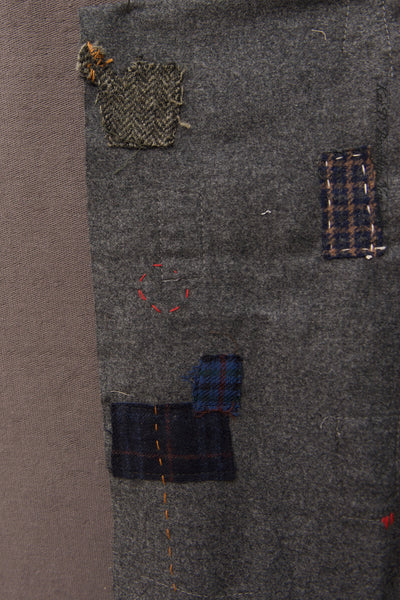 Skinny Boro Scarf - Wool Flannel  A