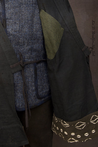 Japanese Farmer Coat - Slub Cotton Tweed - S (NO RETURN)