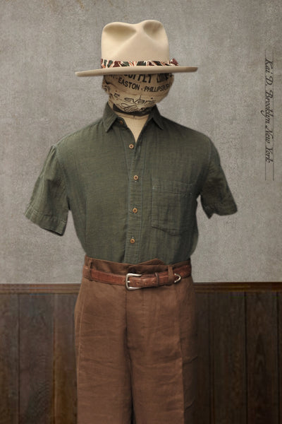 Cassady Shirt - Garment Dyed Double Gauze  - S (NO RETURN)