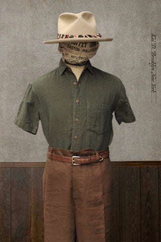 Cassady Shirt - Garment Dyed Double Gauze  - S (NO RETURN)