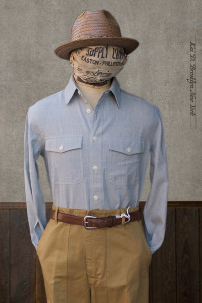 Smith Shirt - End on End Chambray - 2, 3, 4