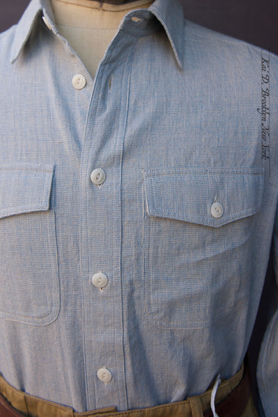 Smith Shirt - End on End Chambray - 2, 3, 4