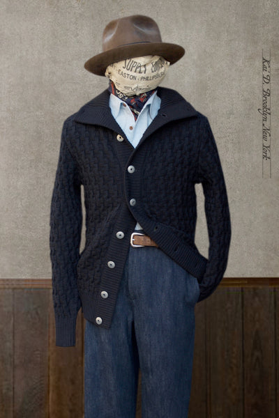 Stark Cardigan - Navy - M, L, XL
