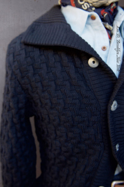 Stark Cardigan - Navy - M, L, XL