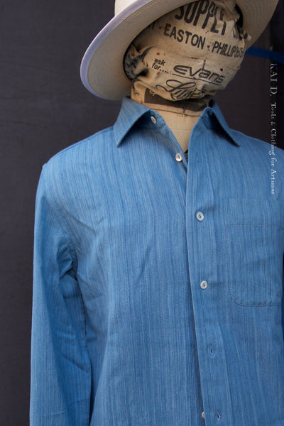 LS Matty Shirt - Butter Soft Denim  - 2 (M), 3 (L), 4 (XL)