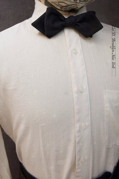 Cassady Shirt - Soft Herringbone  - Cream White -  S, M, L, XL, XXL