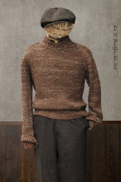 Spencer Sweater - Brown/Walnut - 2(S/M), 3(M/L)