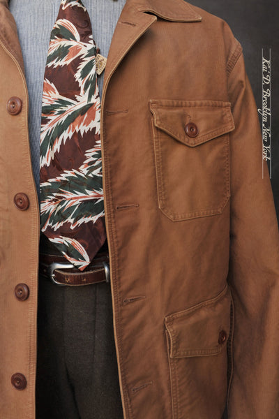 Stanton All Purpose Coat - Washed Cotton - Toffee - M, L, XL (NO RETURN)