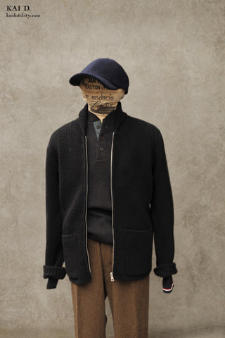 'Folk' Merino Wool Zip Jacket - 4, 5, 6