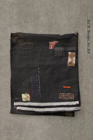 Boro Scarf - Texture Linen Wool