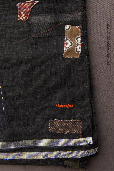 Boro Scarf - Texture Linen Wool