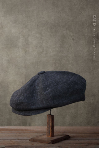 Peaky Hat - Stipple Linen Wool - M, L, XL